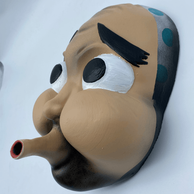 Hyottoko Mask Green - Maple Tattoo Supply