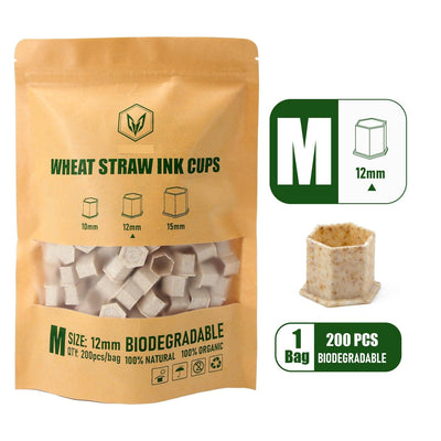 Biodegradable Ink Caps with Base - Maple Tattoo Supply