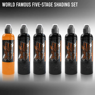 World Famous Five-Stage Shading Set - Maple Tattoo Supply