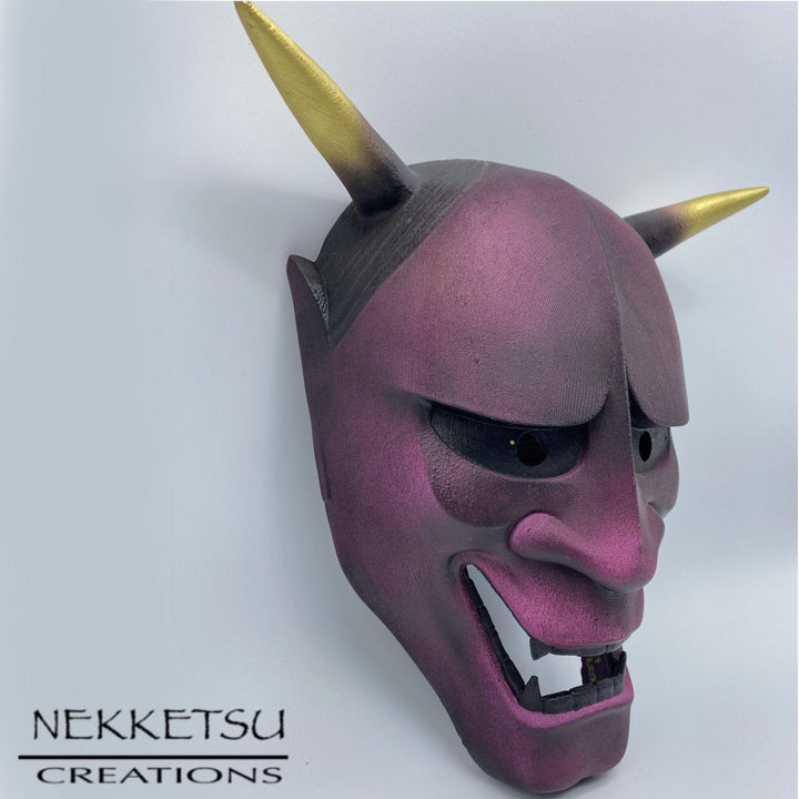 Oni Mask Purple - Maple Tattoo Supply