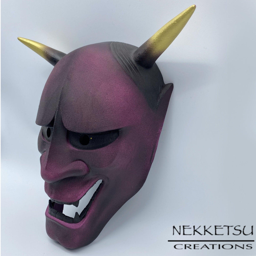 Oni Mask Purple - Maple Tattoo Supply