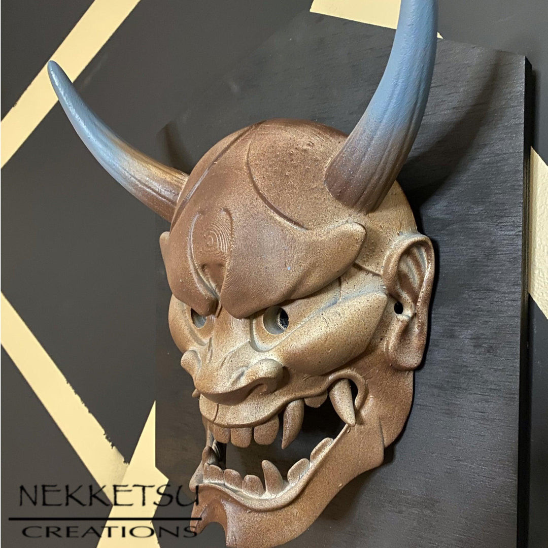 Hannya Mask Wood - Maple Tattoo Supply