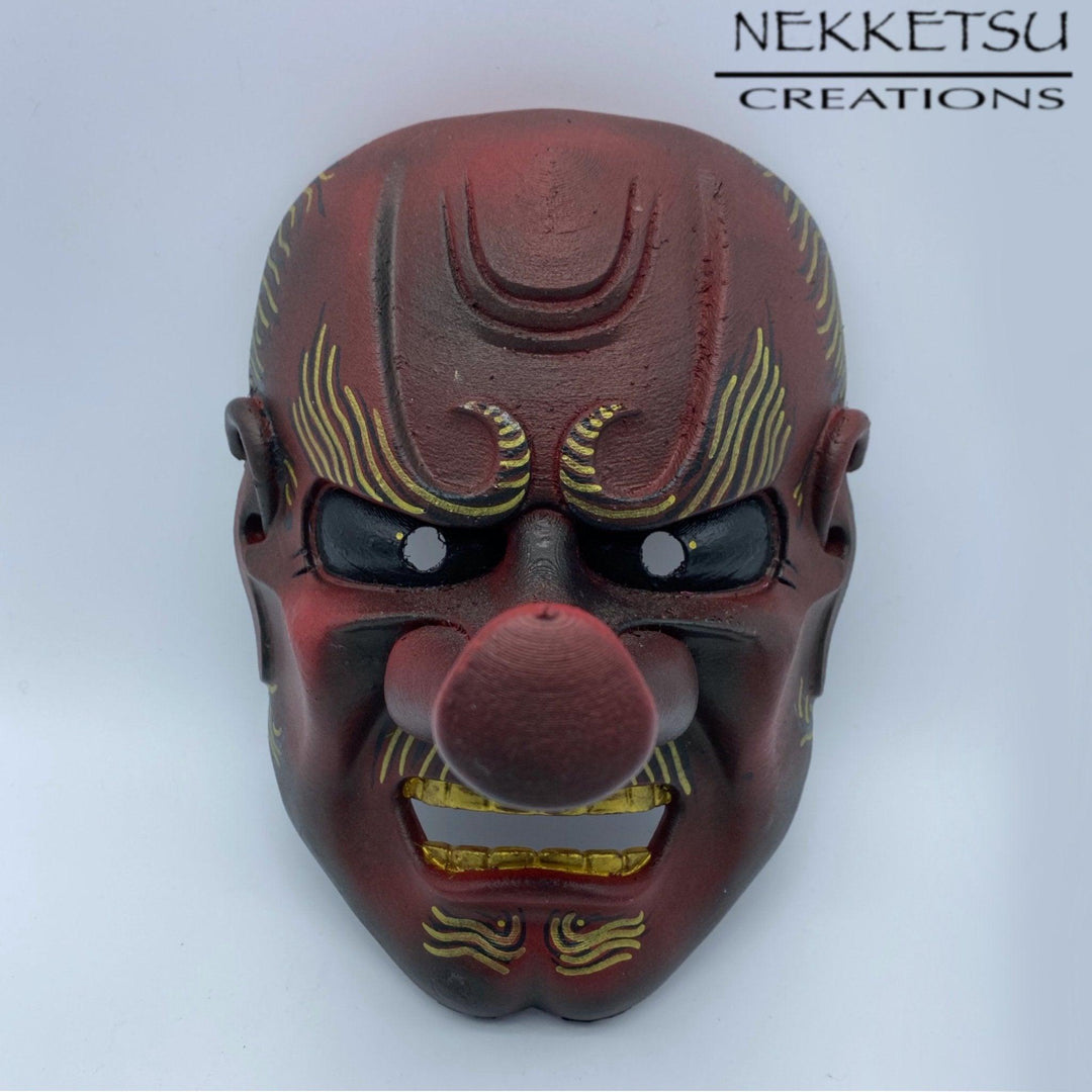 Tengu Mask Red - Maple Tattoo Supply