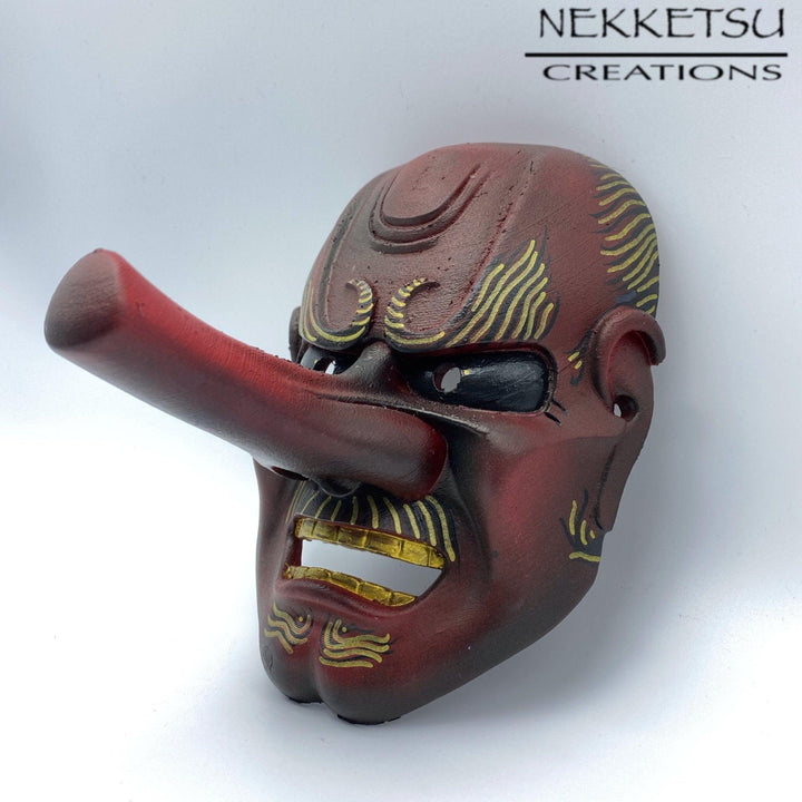 Tengu Mask Red - Maple Tattoo Supply