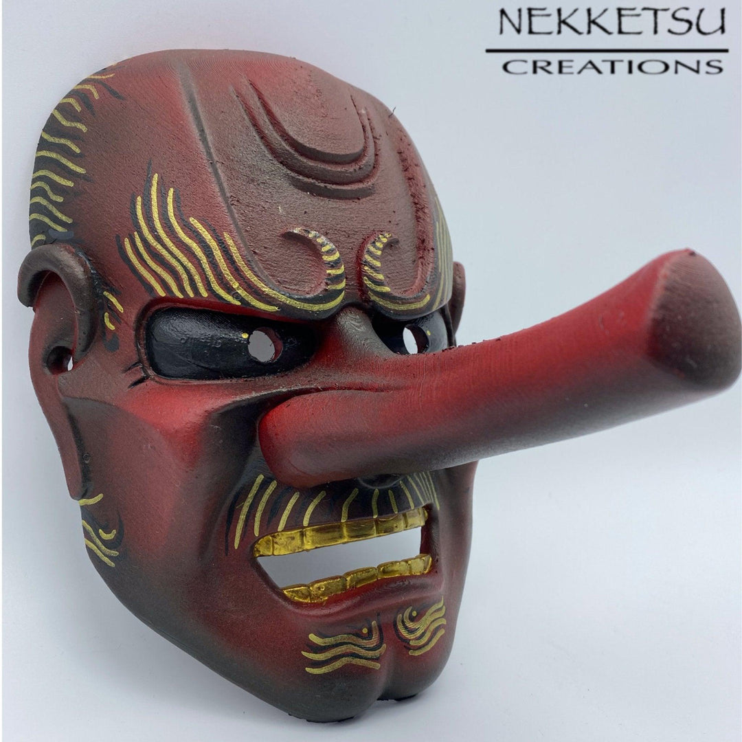 Tengu Mask Red - Maple Tattoo Supply