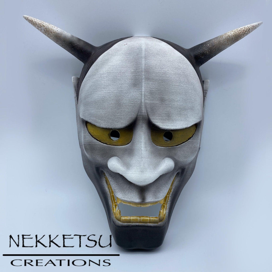 Oni Mask White - Maple Tattoo Supply