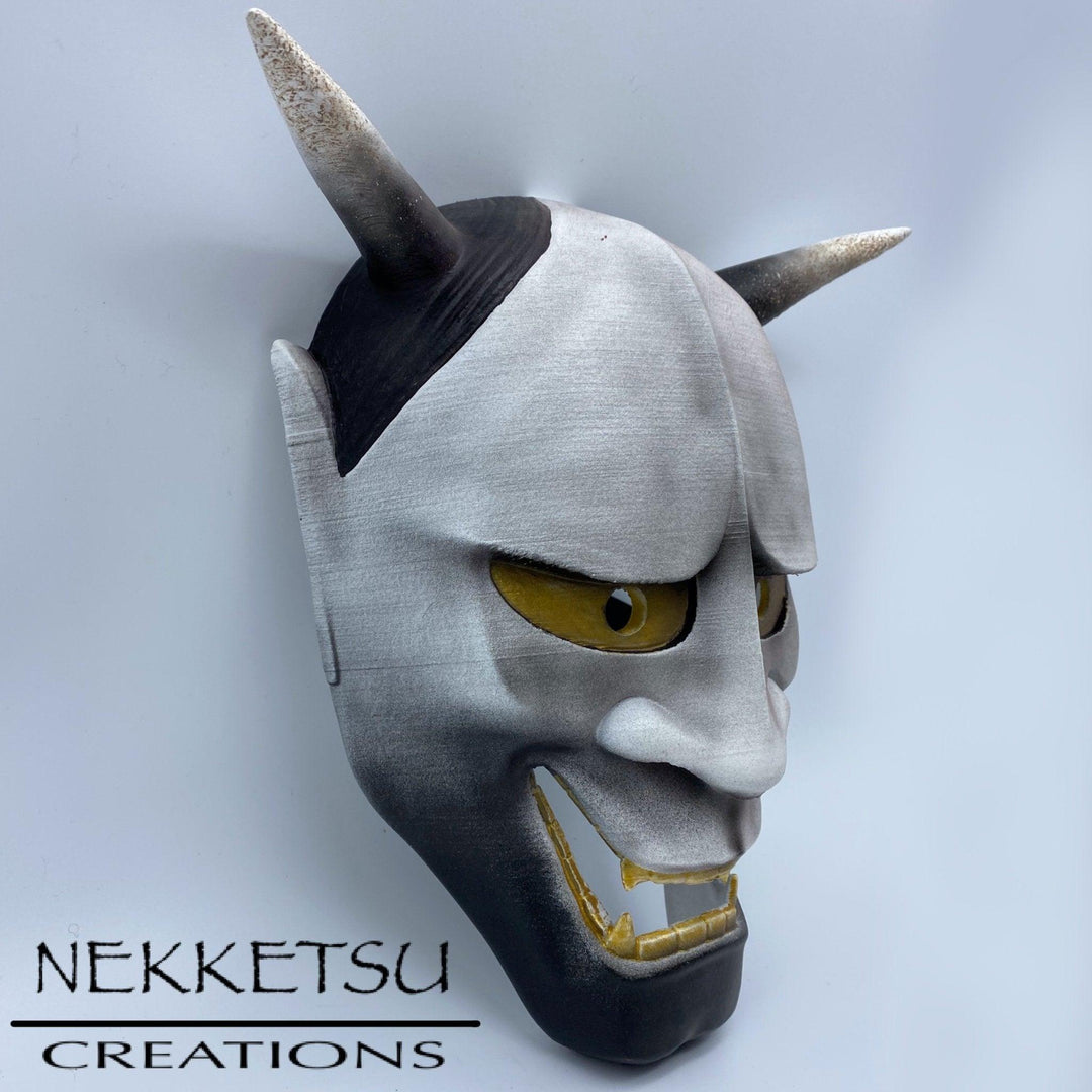 Oni Mask White - Maple Tattoo Supply