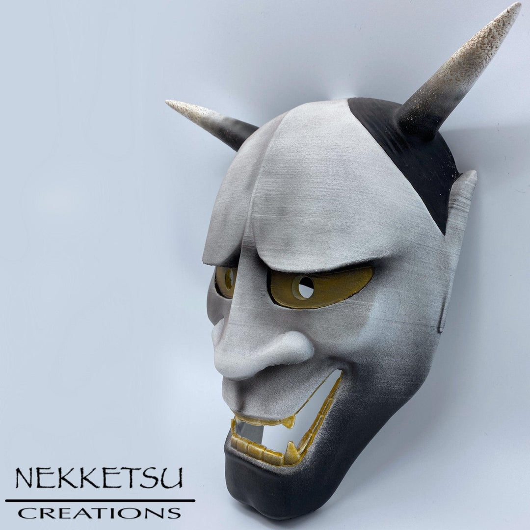 Oni Mask White - Maple Tattoo Supply