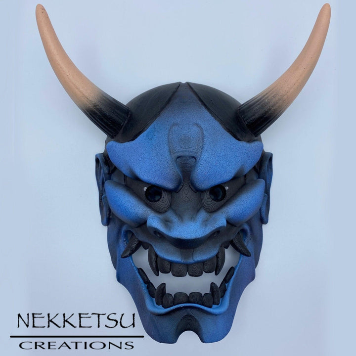 Hannya Mask Blue - Maple Tattoo Supply