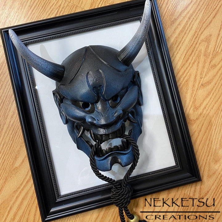 Hannya Mask Deep Blue - Maple Tattoo Supply