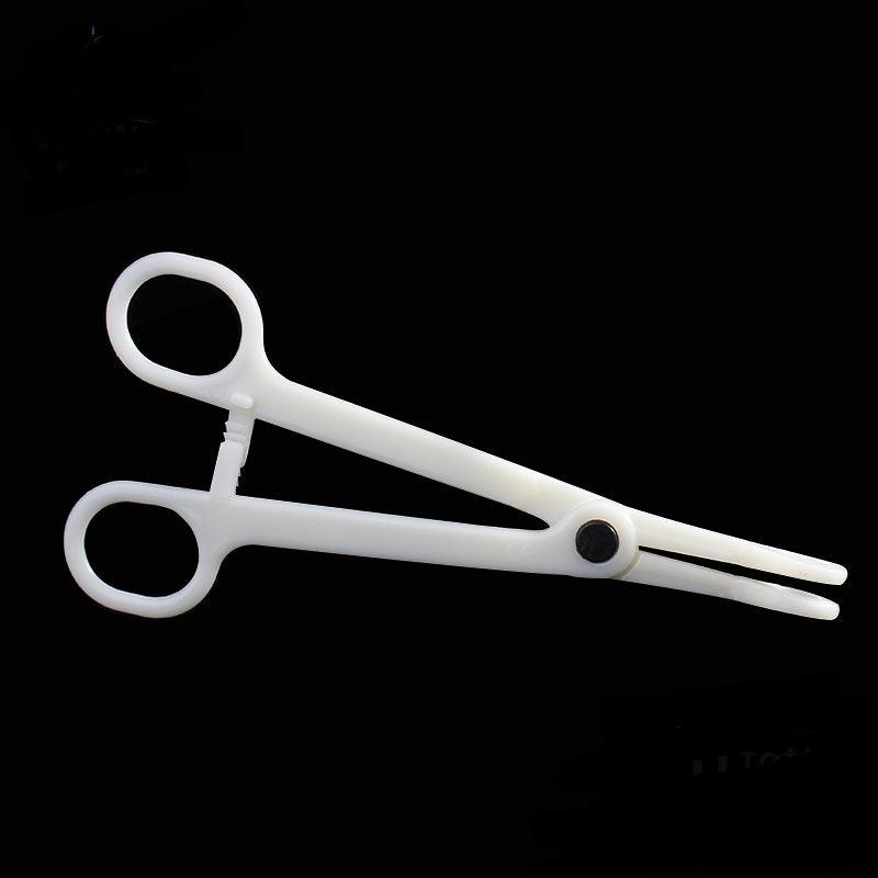 Disposable Slotted Forester Forceps - Maple Tattoo Supply