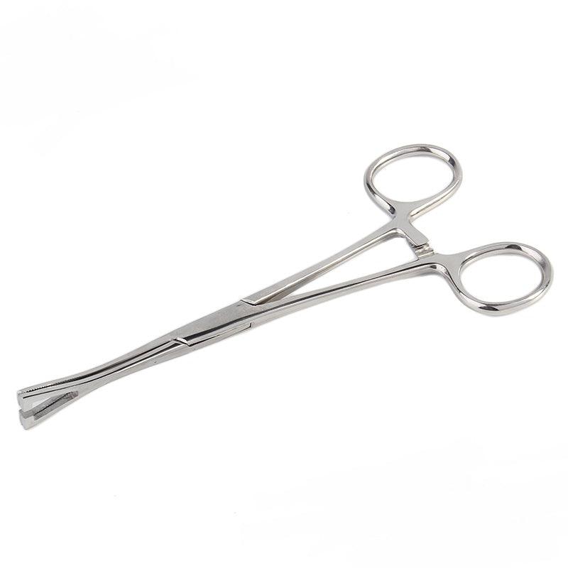 Pennington Slotted 6” 316L Surgical Steel Forceps - Maple Tattoo Supply