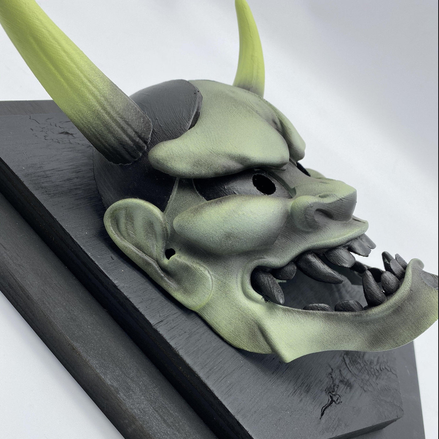 Hannya Mask Green - Maple Tattoo Supply