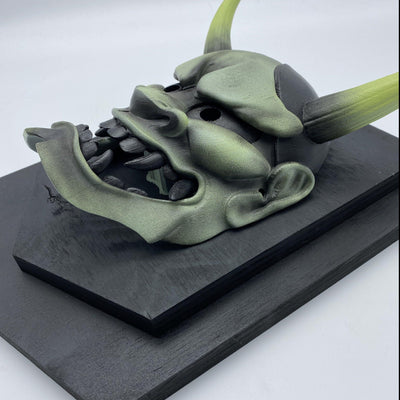 Hannya Mask Green - Maple Tattoo Supply