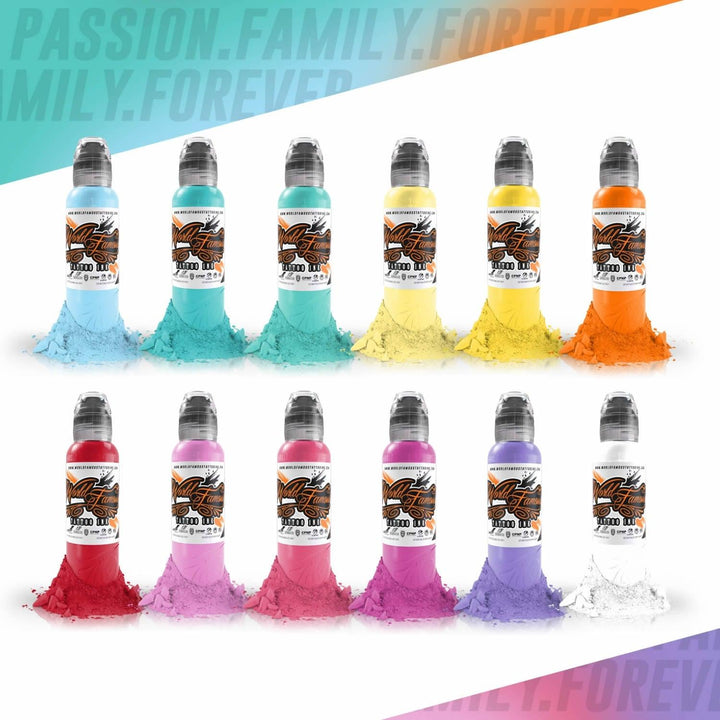 World Famous Ink 12 Color Pastel Set 1oz Canada