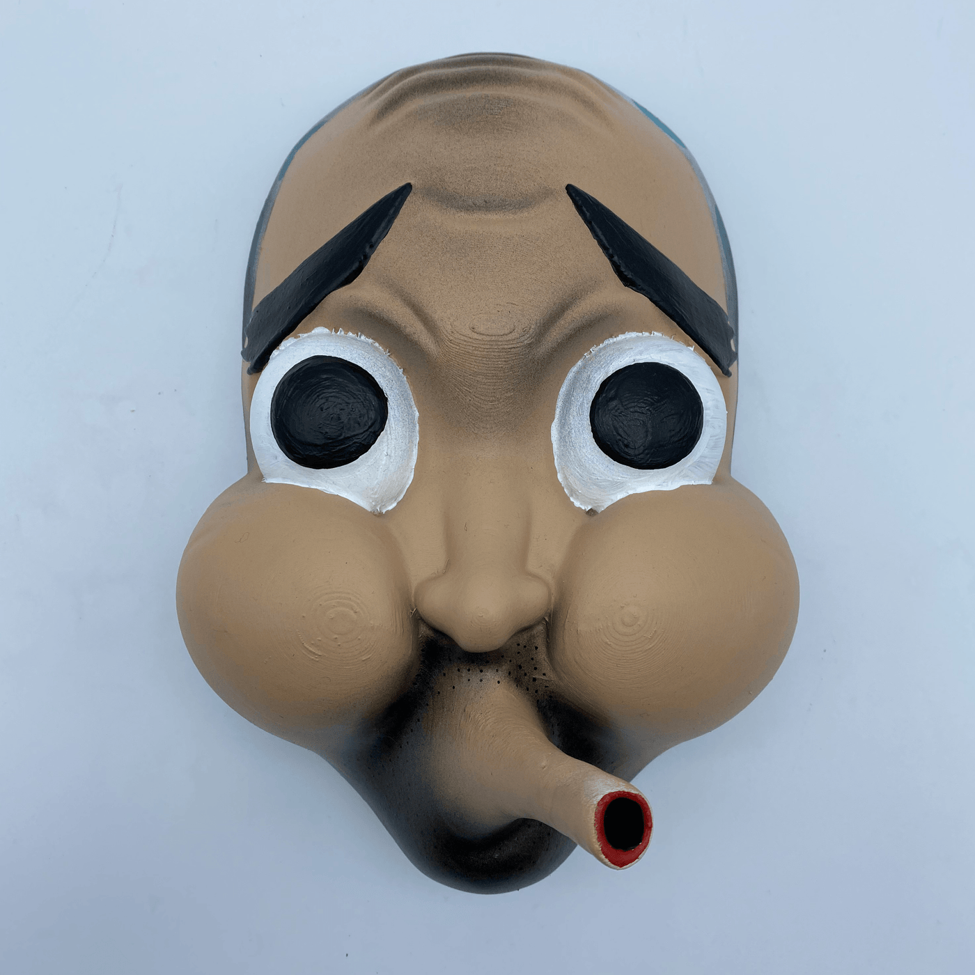 Hyottoko Mask Green - Maple Tattoo Supply