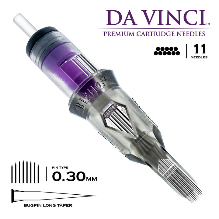 Da Vinci v2 Curved Magnum Cartridges - Maple Tattoo Supply