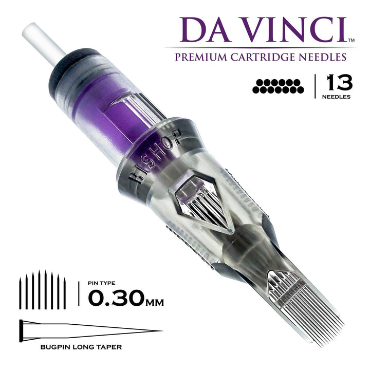 Da Vinci v2 Curved Magnum Cartridges - Maple Tattoo Supply