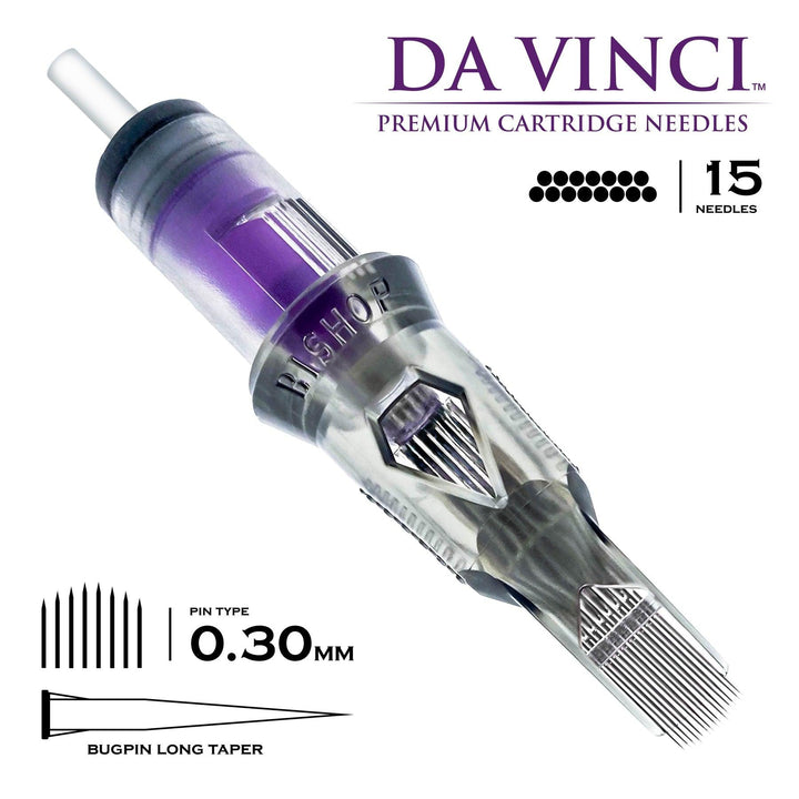 Da Vinci v2 Curved Magnum Cartridges - Maple Tattoo Supply