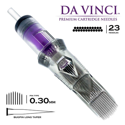 Da Vinci v2 Curved Magnum Cartridges - Maple Tattoo Supply