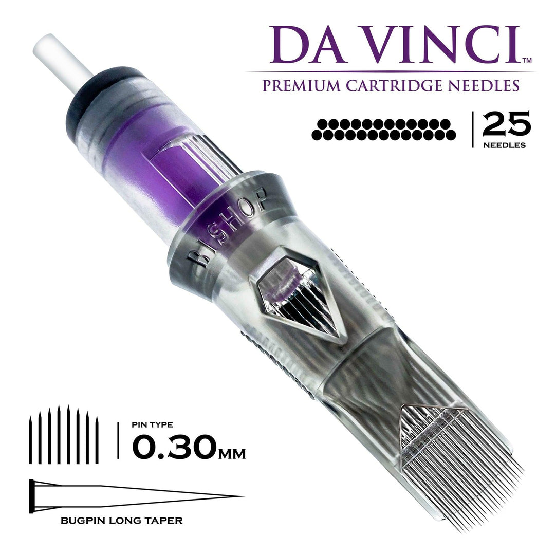 Da Vinci v2 Curved Magnum Cartridges - Maple Tattoo Supply