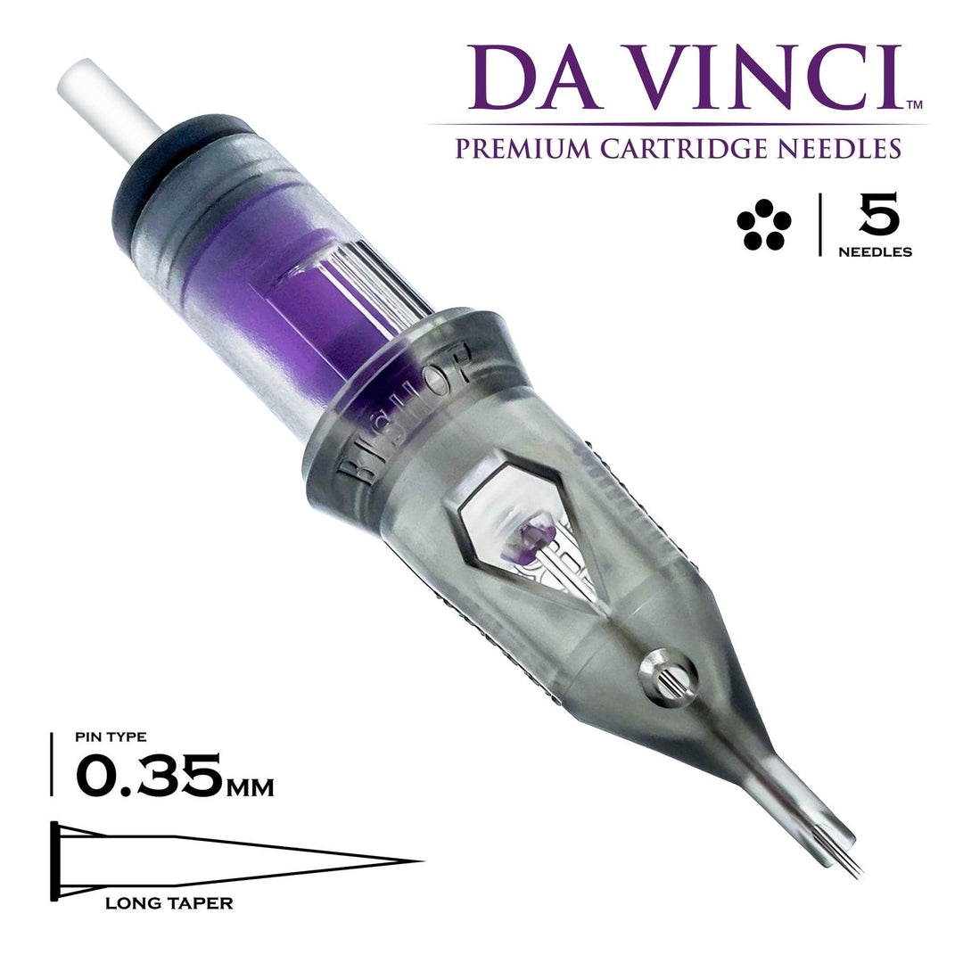 Da Vinci v2 Round Shader Cartridges - Maple Tattoo Supply