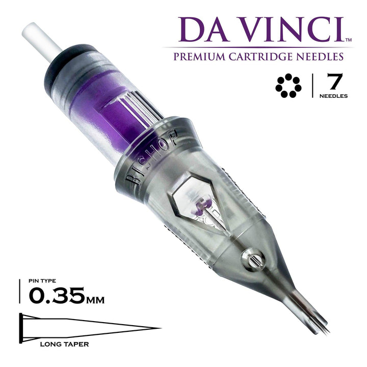 Da Vinci v2 Round Shader Cartridges - Maple Tattoo Supply