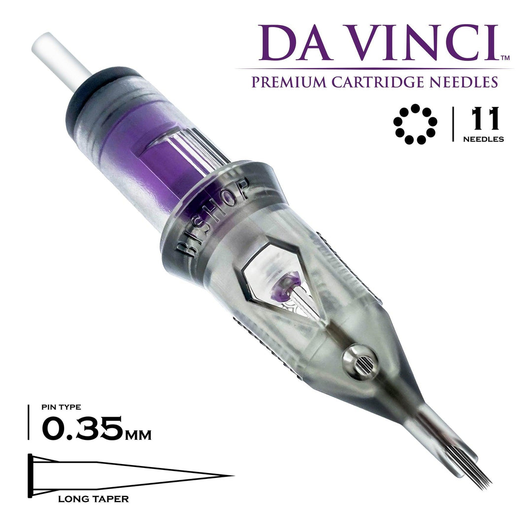 Da Vinci v2 Round Shader Cartridges - Maple Tattoo Supply