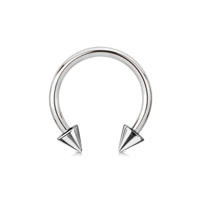 Circular Barbells with Spike - Maple Tattoo Supply
