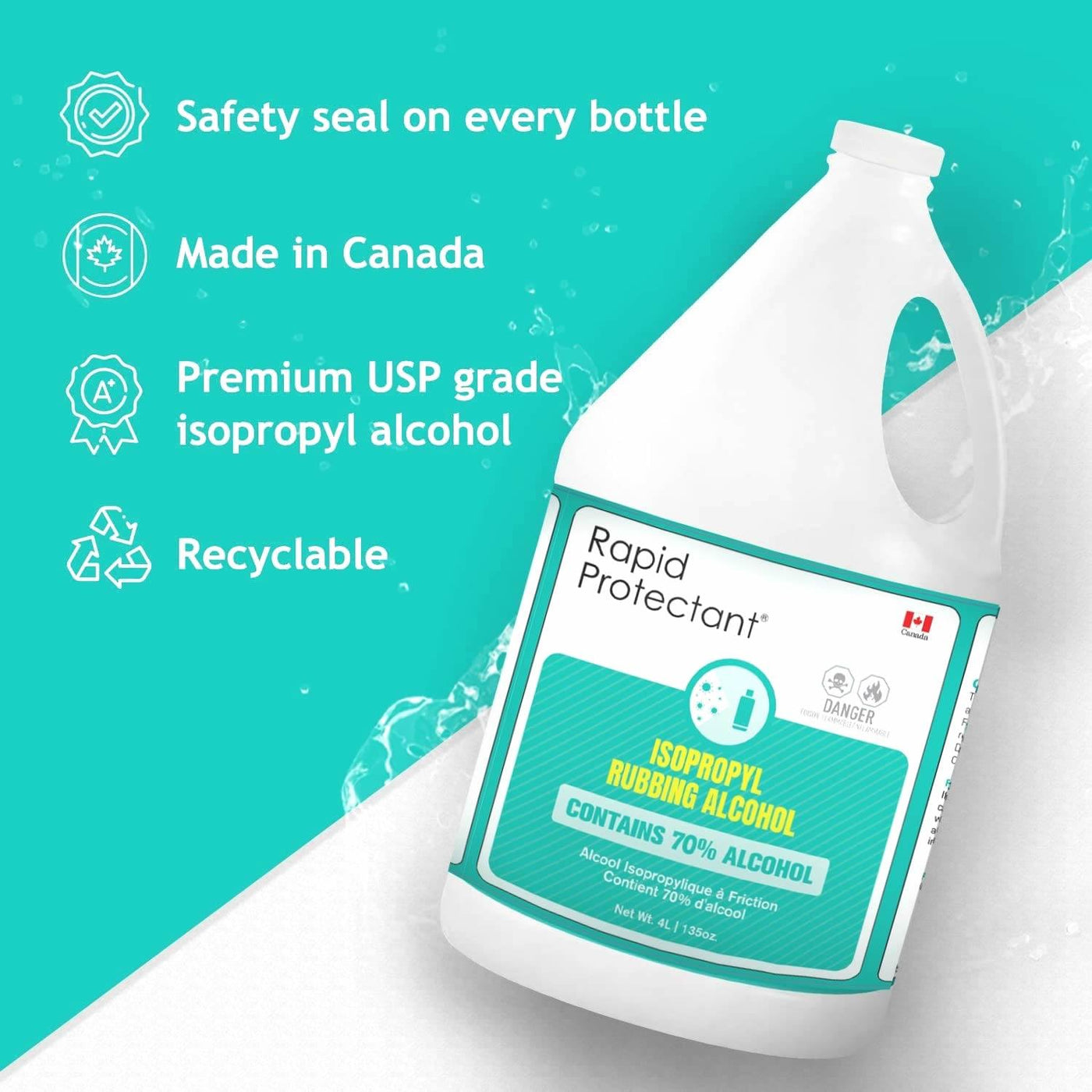 Isopropyl Alcohol 70% - Maple Tattoo Supply
