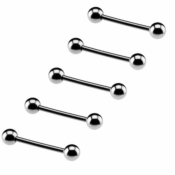 Straight Barbells with Round Balls - Maple Tattoo Supply