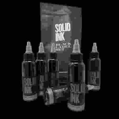 Solid Ink Grey Wash Set 6x5 - Maple Tattoo Supply