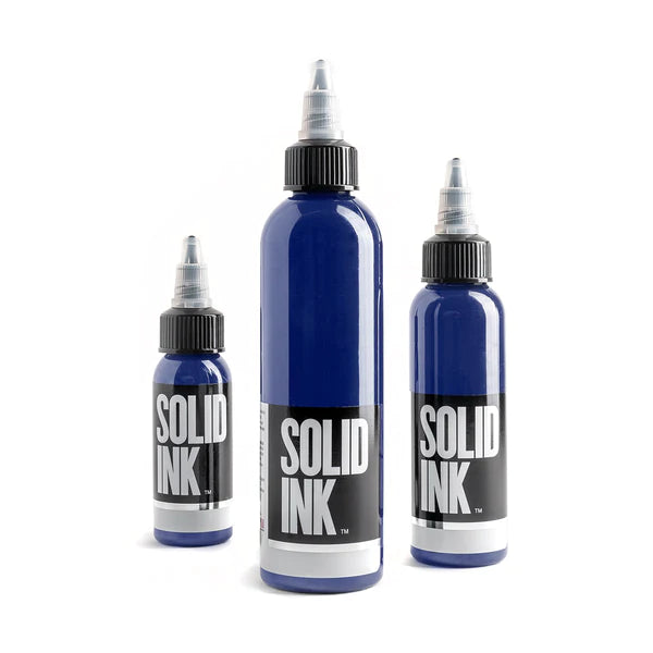 Solid Ink Dark Blue Tattoo Ink